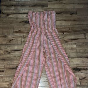 striped jumpsuit